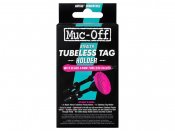 MUC-OFF Tubeless Tag Holder 44 mm Black/pink